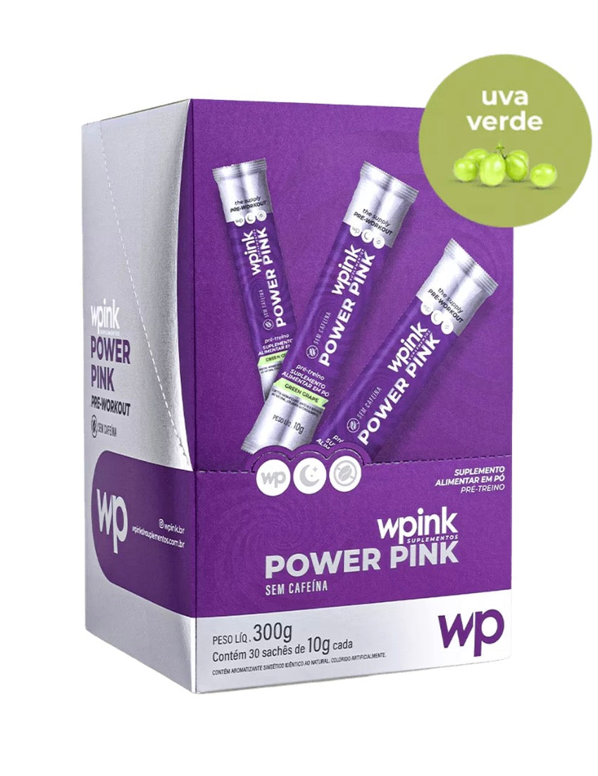 Pré Treino Uva Verde sem cafeína WPINK