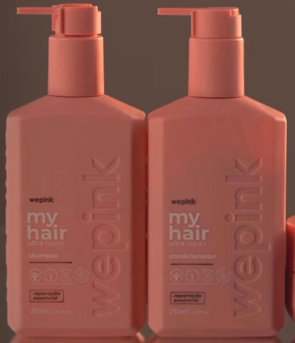 Kit Shampoo e Condicionador WEPINK